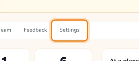 The Settings tab (enlarge)